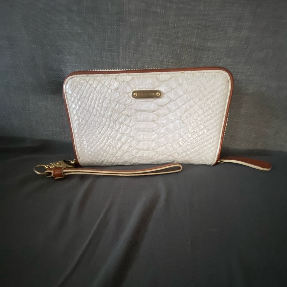 Brahmin leather wristlet/wallet